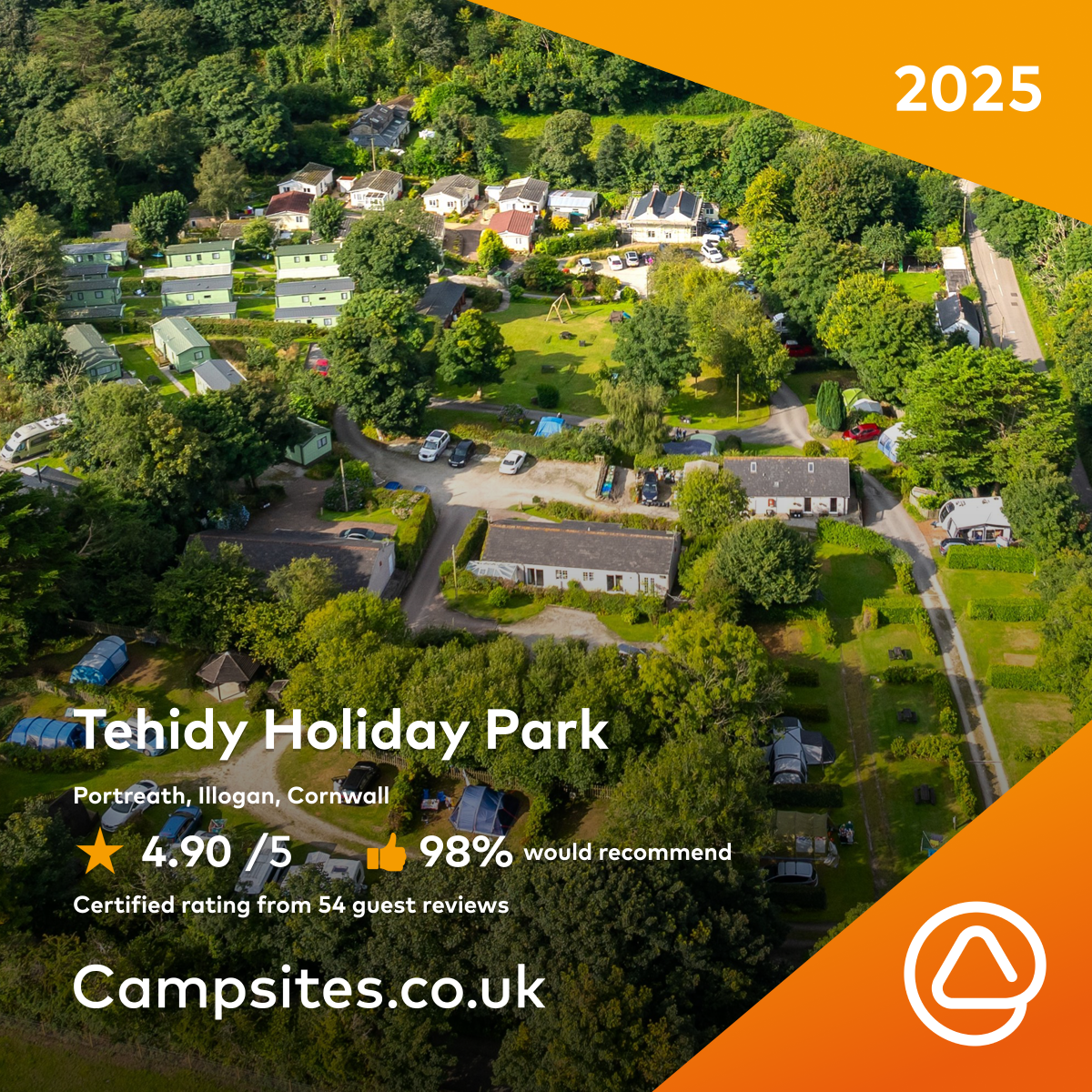Tehidy holiday park review score 2025